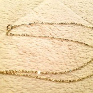 14k gold filled 16" necklace chain